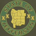 thumbnail image 3 of CafePress - XX State Of Jefferson XX Dark T Shirt - Men's Classic Graphic Cotton T-Shirt, 3 of 4