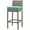 Blue Light Gray, variant on Modern Contemporary Urban Design Outdoor Patio Balcony Garden Furniture Bar Side Stool Chair, Rattan Wicker, Dark Grey Gray