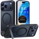 thumbnail image 1 of Funda de teléfono TORRAS Ostand L1 Series para iPhone 17 Pro negra, 1 of 8