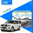 thumbnail image 2 of LAICAIW RAINTOK Windshield Wiper Blades Replacement for 2017 Ford Expedition Original Factory Quality Front Rear Wipers Blade Set for My Car-22" 22" 15" (Pack of 3), 2 of 6