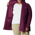Plus Size Columbia Benton Springs Hooded Fleece Jacket Color: Moonvista ...