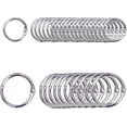 thumbnail image 1 of 30 Pack Loose Leaf Binder Rings Key Keychain Rings Index, 1 of 4