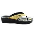 thumbnail image 2 of Aerosoft Womens Sandal, Gold, 10, 2 of 4
