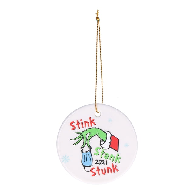 Adornos navideños Sincero Colgante de cerámica de árbol de Navidad Tipo B