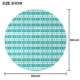 thumbnail image 6 of Christmas Round Tablecloth 60x60in(153x153cm) – Waterproof Polyester Table Cover with Full Print Design, Wrinkle Resistant & Washable for Kitchen Dining Party Decor, 6 of 6