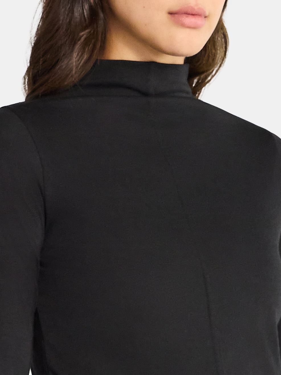 Time and Tru Women's Tissue Like Turtleneck Top, Sizes XS-XXXL