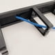 thumbnail image 4 of Gabinetes en Rack 1U de 19 Pulgadas Organizador de Red para GestióN de Cables Panel de Cepillo de Red de Administrador de Cables Desmontable de Cinco Anillos, 4 of 5