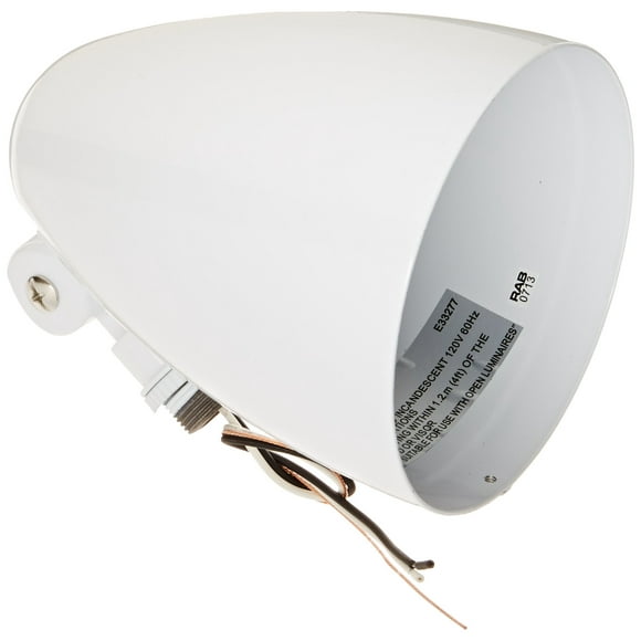 RAB Lighting HB101W Projecteur en Forme de Balle, Type PAR38, Aluminium, Puissance 150W, Blanc