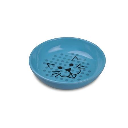 UPC: 0079441002256 | Van Ness Ecoware Cat Dish  Pacific Blue  8 Ounce  Single Dish  Non-skid Silicone Base  for Cats