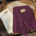 thumbnail image 5 of Summer scarf an oversized long light linen beach gauze shawl, 5 of 5