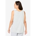 thumbnail image 2 of Dreams & Co. Plus Size Knit Sleep Tank, 2 of 6