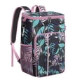 thumbnail image 1 of Aloha Themed Insulated Backpack Cooler - 20L, Multiple Pockets for Utensils, Tablets, and Drinks, 1 of 6