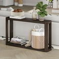 thumbnail image 5 of Evelyn&Zoe Modern/Contemporary 52" Wide Alder Brown Console Table, 5 of 5