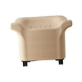 thumbnail image 3 of Runquan Bath Stool Compact Size Good Load Bearing Bathroom Seat for Outdoor Restroom beige with wheel, 3 of 8
