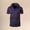 Purple, variant on Adult Mens Polos Shirt Short Sleeve Button Tee Shirt Basic Purple Men's Shirts Casual