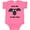 Hot Pink, variant on Inktastic Batty Like My Mee-maw Boys or Girls Baby Bodysuit