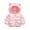 16Pink, variant on Hicidod Infant Puffer Jacket Cute Bear Ears Hooded Long Sleeve Down Coats Lightweight Fashion Colorful Padded Puffy Winter Warm Jackets
