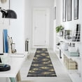 thumbnail image 4 of Yayeee Runner Rug for Bedroom 2'x6' Machine Washable Hallway Non Slip Mat, Peacock Feathers Pattern, 4 of 8