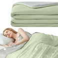 thumbnail image 2 of Gnwei Cooling Comforter Queen Size, Q-Max 0.4 Reversible Lightweight Cooling Blanket, Breathable Silk Smooth Summer Bedding Quilt for Hot Sleepers Night Sweats, 2 of 4