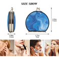 thumbnail image 2 of Portable Makeup Mirror Travel Mirror Compact Folding Mirrors Small for Women Beauty Accessories Water Texture Background, 2 of 7