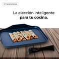 thumbnail image 4 of Sartén Comal Zafiro Rectangular Multiusos con Mango Desmontable y compatible con Inducción, 4 of 6