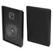 4 Rockville RockSlim Black Home Theater 5.25 240w Easy Wall Mount Slim Speakers