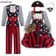 thumbnail image 2 of Disfraz de capitán pirata caribeño para niños y niñas, fiesta de disfraces de carnaval, ropa de cosplay, 2024, 2 of 5