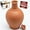 Large - 6.5 Quarts (6.2 Liters), variant on Hakan Handmade Traditional Unglazed Clay Pitcher with Lid, Natural Home Decor Vintage Terracotta Drinking Bottle, Earthenware Beverage Jar from Cappadocia, Water Jug (Midi - 4.7 Quarts (4.5 Liters))