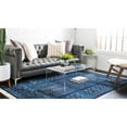 thumbnail image 6 of Unique Loom Sequoia District Rug Blue/Navy Blue 6' 1" x 9' Rectangle Geometric Southwestern Perfect For Living Room Bed Room Dining Room Office, 6 of 7