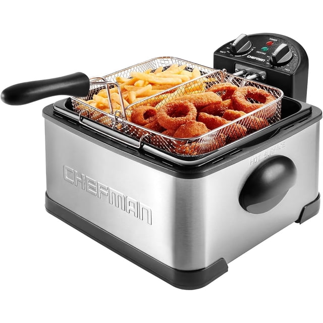 Freidora de Aceite Chefman RJ07-45-SS-D 4.5 L Acero Inox