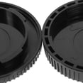 thumbnail image 2 of SEWACC 4Pcs Camera Lens Caps Protection from Dirt Black ABS for Photography, 2 of 8