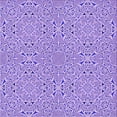 thumbnail image 1 of Ahgly Company Machine Washable Indoor Square Transitional Blossom Pink Area Rugs, 8' Square, 1 of 7