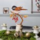 thumbnail image 4 of Pájaros de metal decorativos únicos con diseño grueso, arte de pared de metal resistente a la intemperie para jardín, decoración de exterior de alta calidad, silueta de pájaro, diseño elegante, 4 of 4