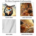 thumbnail image 4 of luoweisi Men's Beach Shorts Quick Dry Swim Trunks with Mesh Lining Thanksgiving Turkey 2XL, 4 of 5