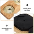 thumbnail image 3 of HINTRMENT Temperature Hygrometer Metal Multi Wall Mountable Design Sauna 1Pack, 3 of 6