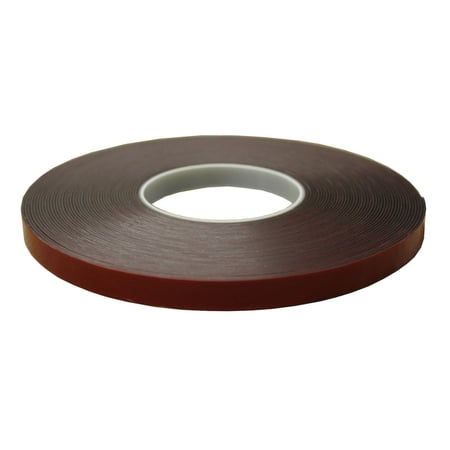 Double sided side molding tape 1/2" x 60ft, 1/2 inch x 60 feet, 1 roll SMT-90