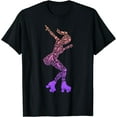 thumbnail image 1 of T-Shirt Patineuse Roller pour Femmes Filles - comme sur l'Image - 4TG, 1 of 2