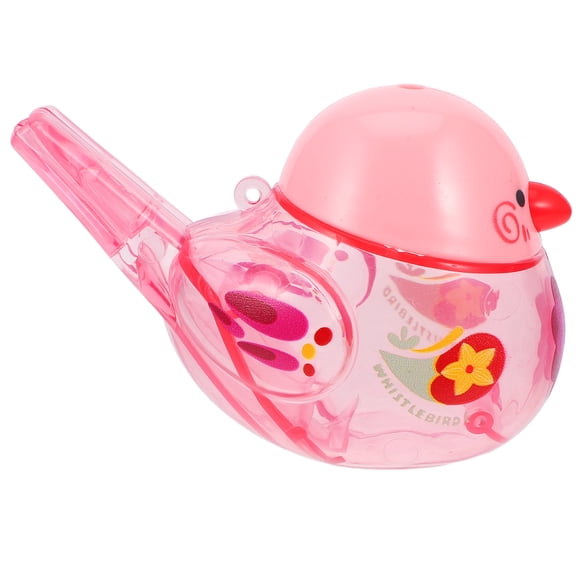 CIMAXIC Party Cartoon Whistle Plastic Bird Shaped Whistle with Lanyard Water Bird Whistle Party Prop,3.74"X2.36"X2.17"