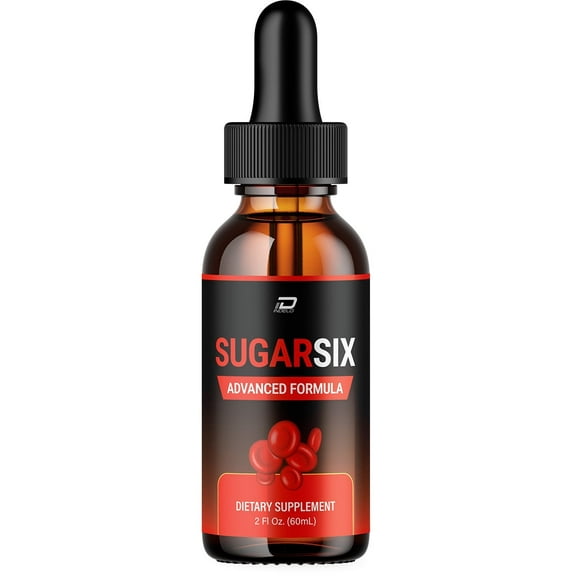 Sugar Six Drops Healthy Formula - SugarSix Liquid Drops, All Natural, Advanced Formula, 1 Month Supply