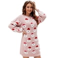 thumbnail image 2 of Vestido de Navidad Vestido de cabeza de anciano Vestido de suéter de mujer Explosiones navideñas, 2 of 6