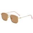 thumbnail image 1 of Gafas de sol de moda, gafas de sol personalizadas de doble haz para tiro callejero, hechas de metal, 1 of 5
