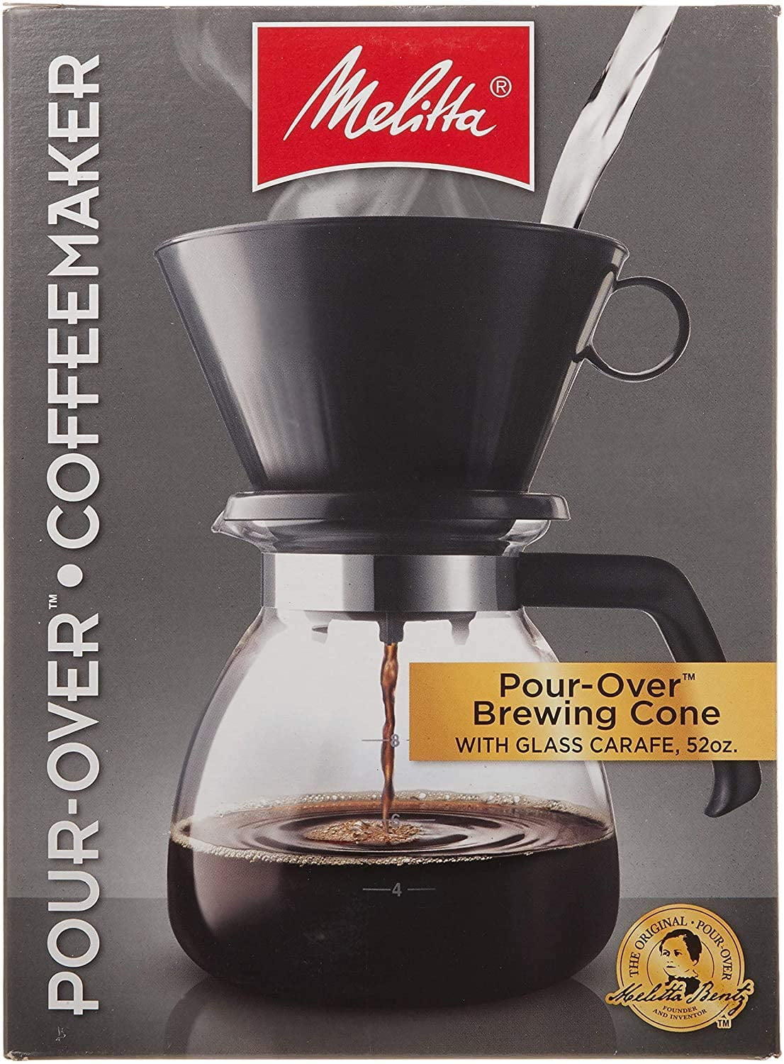 Melitta CM10 Heritage Series 10Cup Glass Carafe PourOver Coffee