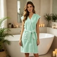 thumbnail image 6 of Women's Cotton Towel Wrap After Shower Sauna Bathing Wrap, 6 of 6