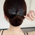thumbnail image 3 of Women's Elegant Hand Braideds Deft Bun Non-Slip Lightwight Hair Bun Shaper for Hairdressing, 3 of 5