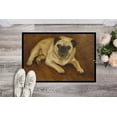 thumbnail image 2 of Carolines Treasures MH1062MAT Fawn Pug Roscoe Tapis Intérieur & Extérieur - 18 x 27 Po., 2 of 4
