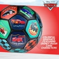 thumbnail image 4 of Disney Pixar Cars Checkered Soccer Ball, Size 3, 4 of 8