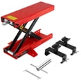 thumbnail image 6 of Motorcycle Jack, Motorcycle Lift, Motorcycle Lift Jack, Motorcycle Center Scissor Lift Jack Hoist Stand Bikes ATVs Scooter Crank Stand with Saddle and Safety Pins 1100 LB, 6 of 9
