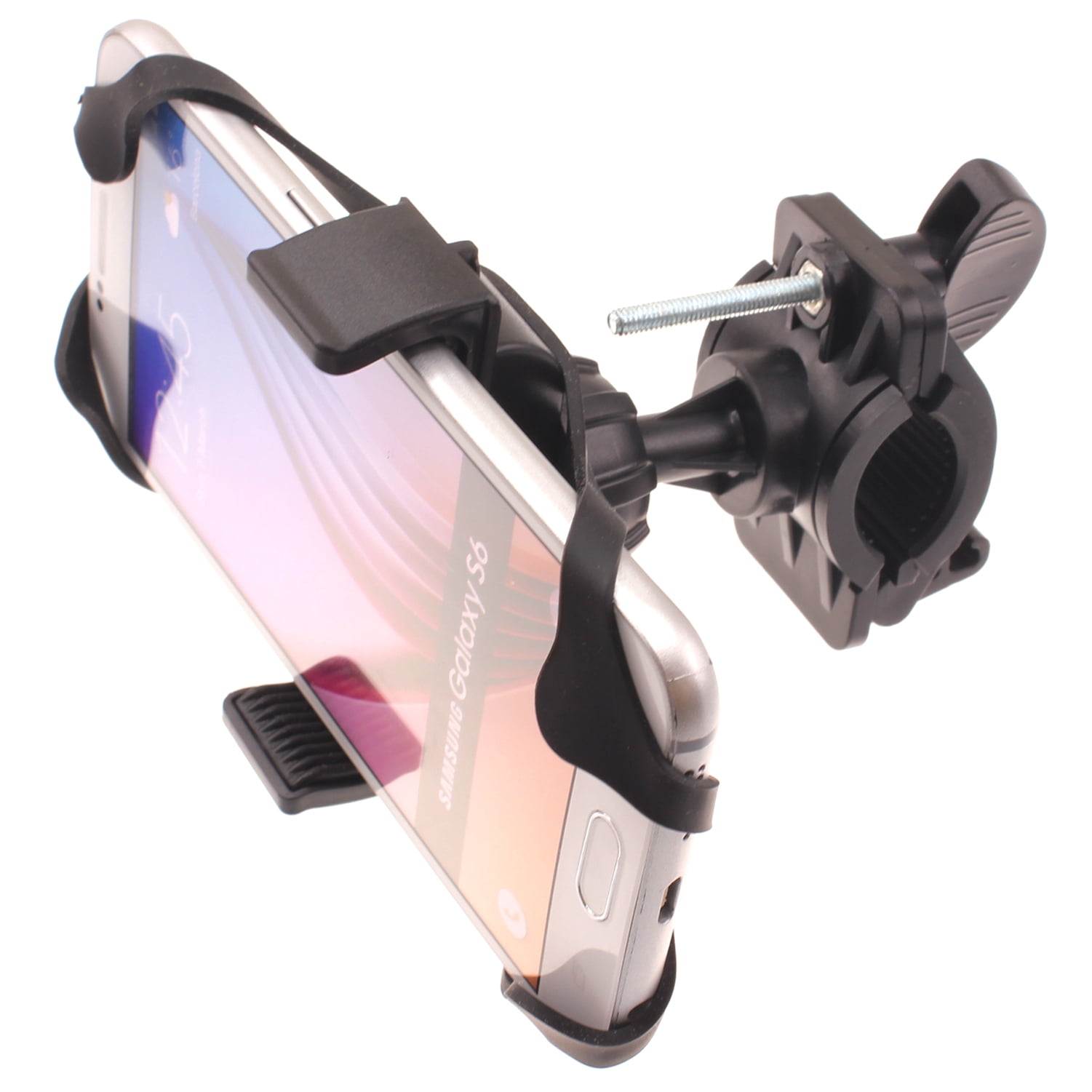 Handlebar Bicycle Mount for Samsung Galaxy A12 A32 A42 A52 A72 5G Phones - Silicone Holder Bike Non-Slip Strap Shockproof P3K Compatible With Galaxy A12 A32 A42 A52 A72 5G Models