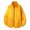 Yellow, variant on Stand Collar Jacket for Men Loose Casual Top Zip Up Fashion Solid Color Jackets
