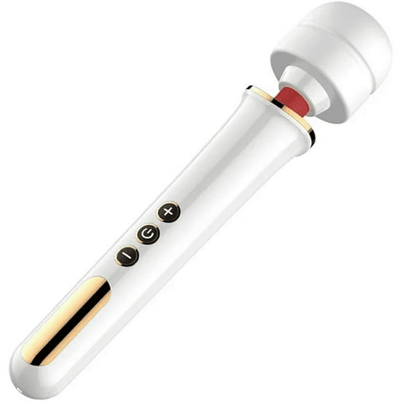 Artrylin Rechargeable Wand Massager with 10 Powerful Speeds Personal Therapy Body Massager,Portable Massager for Muscle Aches and Sports Recovery (White)